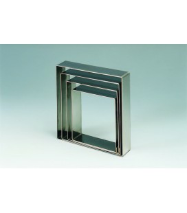 FASCIA INOX QUADRATA 18,3 X 18,3 H 5 CM