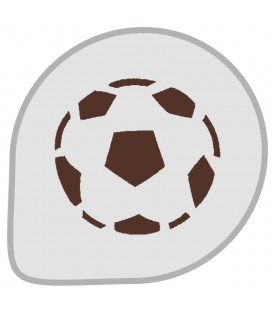 STENCIL IN PLASTICA PALLONE CALCIO