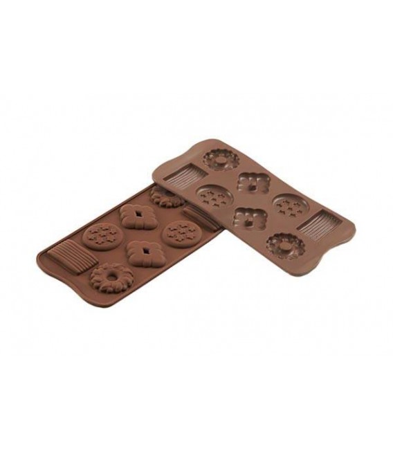 STAMPO SILICONE CHOCO BISCOTTI