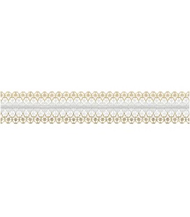 NASTRO GIROTORTA EFFETTO PIZZO ORO