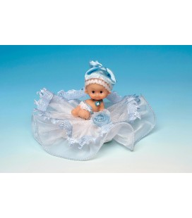 CAKE TOPPER BATTESIMO AZZURRO