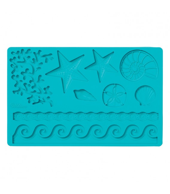 TAPPETINO SILICONE DECORAZIONE MARE