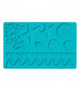 TAPPETINO SILICONE DECORAZIONE MARE