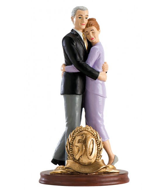 CAKE TOPPER 50 ANNI MATRIMONIO