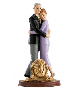 CAKE TOPPER 50 ANNI MATRIMONIO