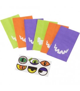 6 PZ SACCHETTI TEMA HALLOWEEN