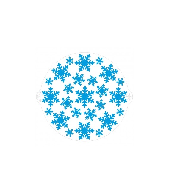 STENCIL DECORATIVO FROZEN STAR