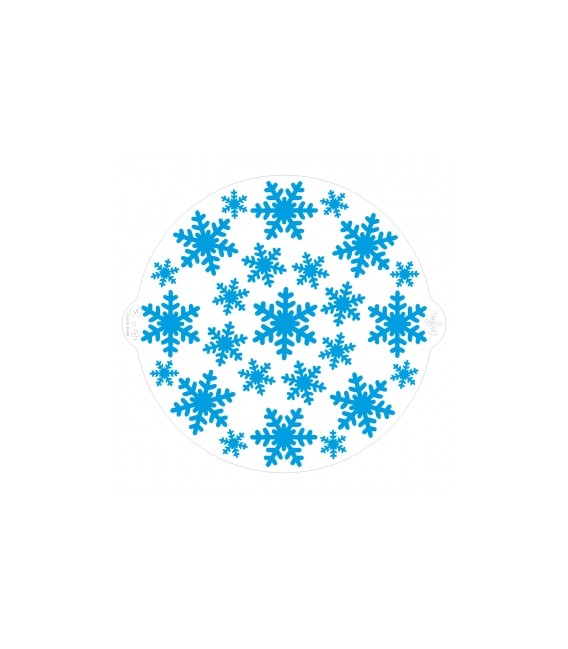 STENCIL DECORATIVO FROZEN STAR