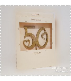 CAKE TOPPER NUMERO 50