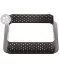 KIT TARTE RING SQUARE 80X80 MM - SET STAMPO IN SILICONE 67X67 MM + 6 ANELLI