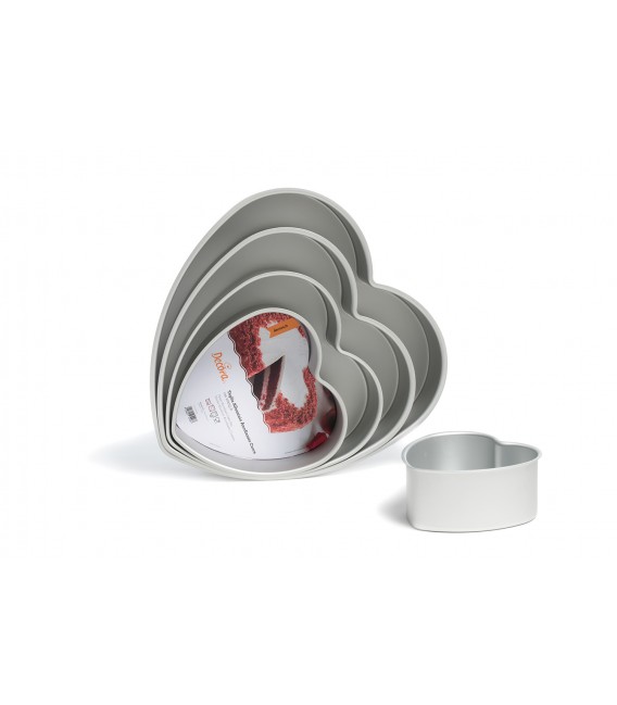 TEGLIA ALLUMINIO CUORE 25 CM X H 7,5 CM