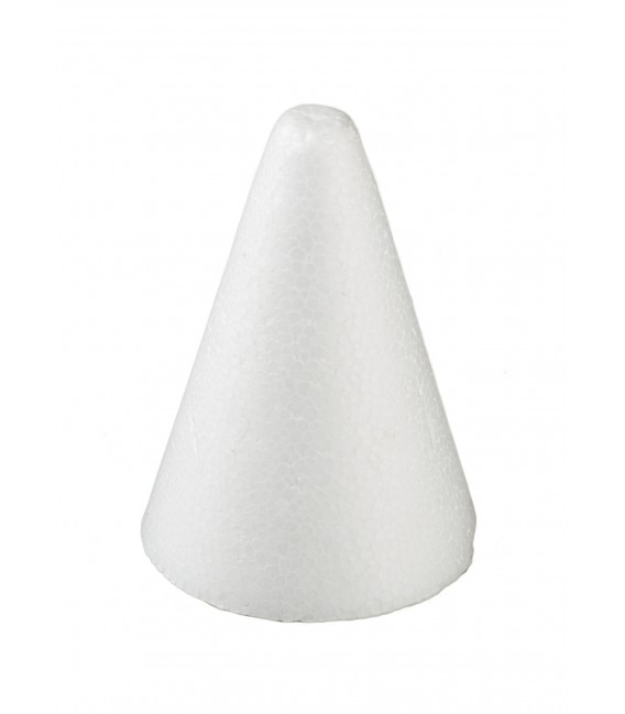 FORMA POLISTIROLO CONO    Ø 7 X 12,5 CM